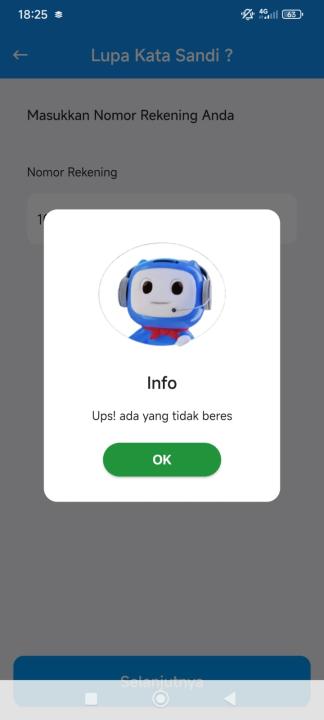 Cara Buka Blokir BWS Mobile Salah Pin 3 Kali