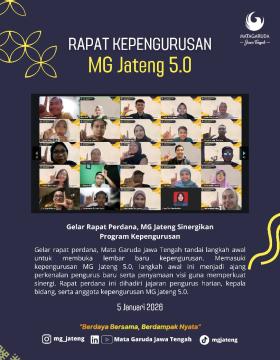 Gelar Rapat Perdana, Mata Garuda LPDP Jawa Tengah 5.0 Mengawali Babak Kepengurusan Baru